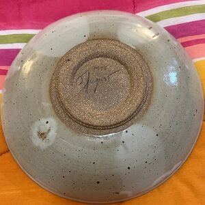J August 1983 excellent condition signed bowl . Vintage pottery
